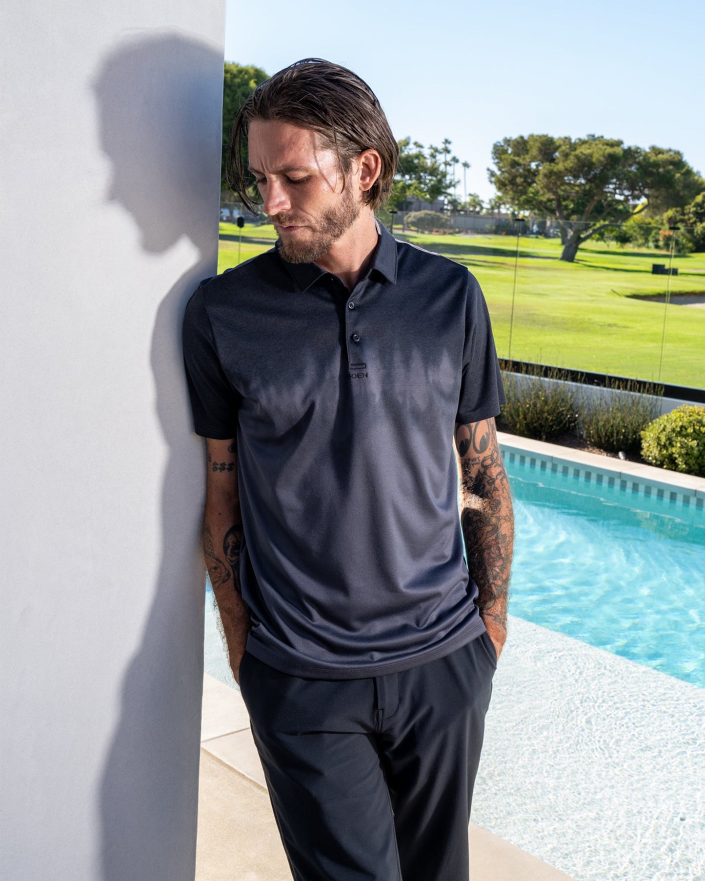 Bleach Block Polo