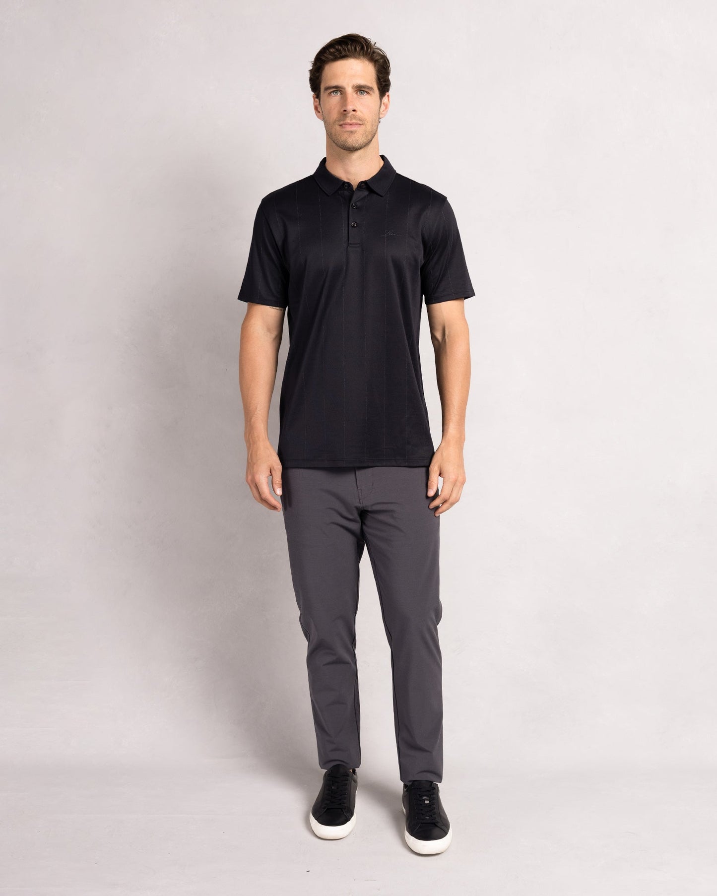 Pinstripe Polo