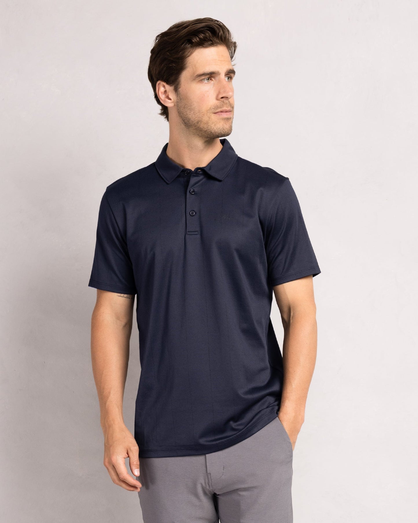 Pinstripe Polo