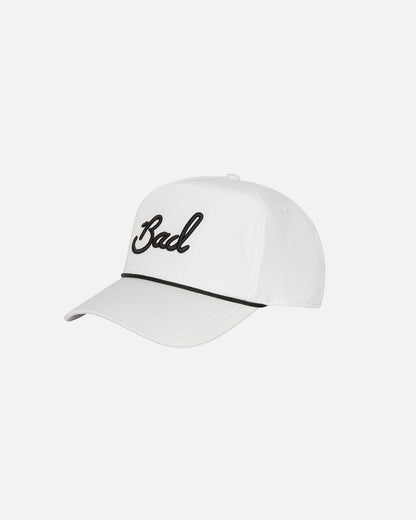 "Bad" Rope Golf Hat - White
