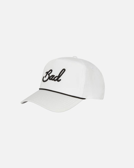 "Bad" Rope Golf Hat - White