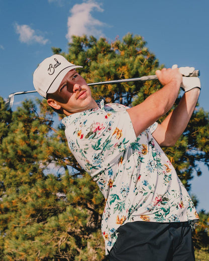 "Bad" Rope Golf Hat - White