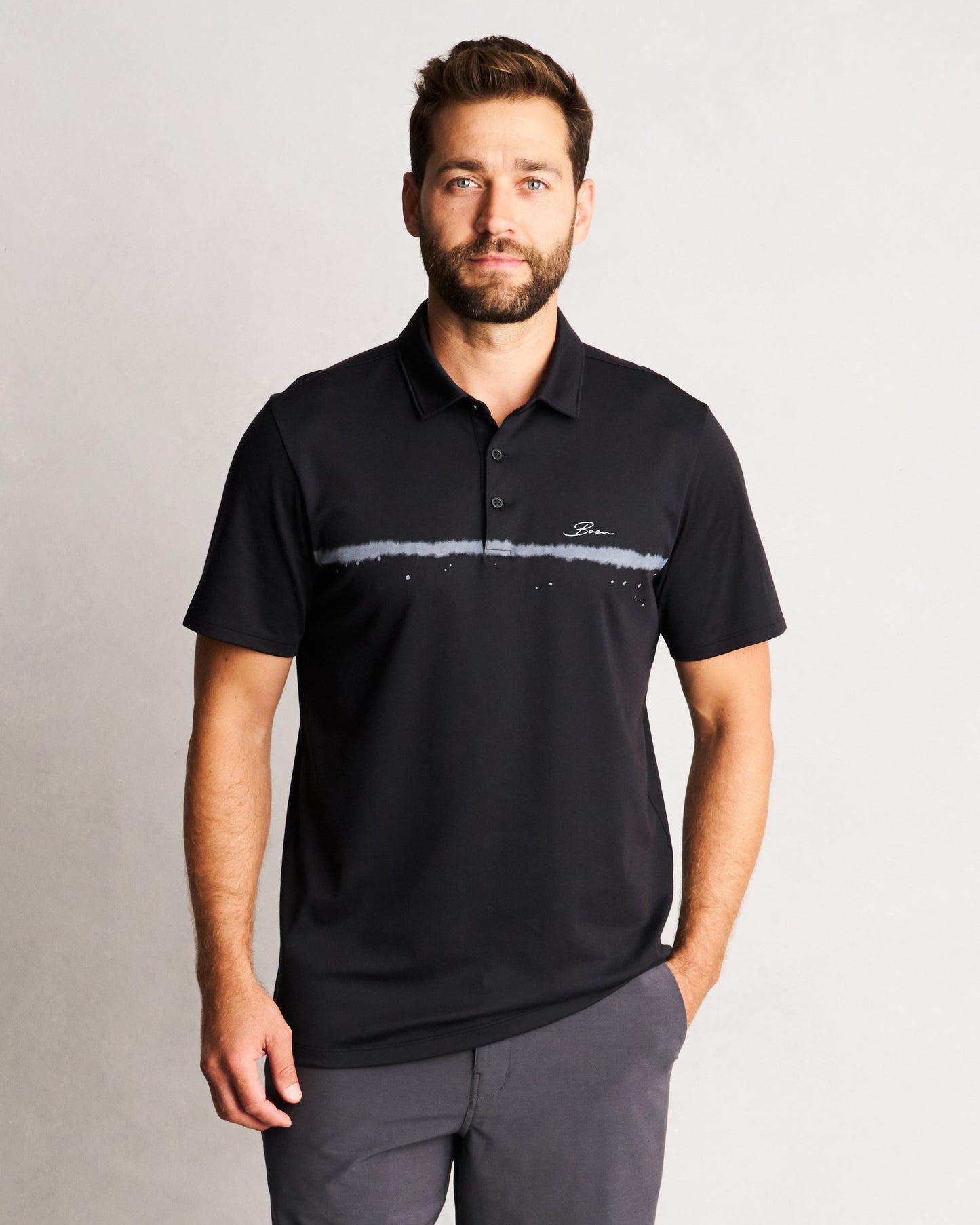 Bleach Stripe Polo
