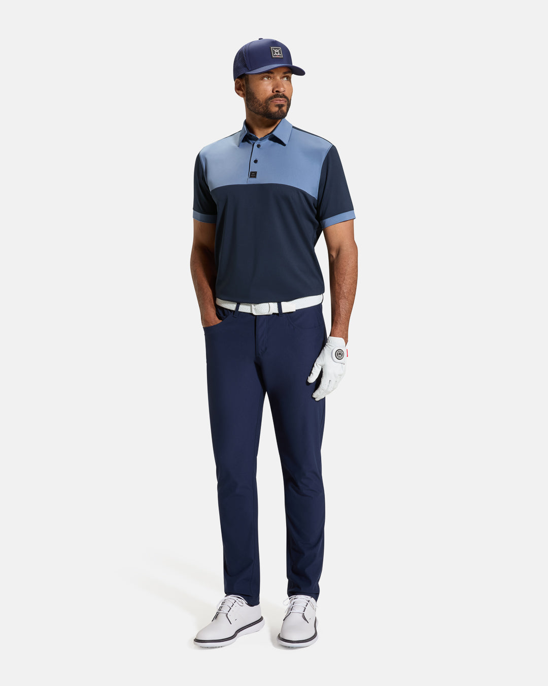 BLOCK POLO (NAVY)