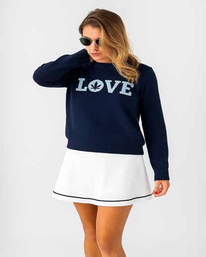 Intarsia "LOVE" Sweater
