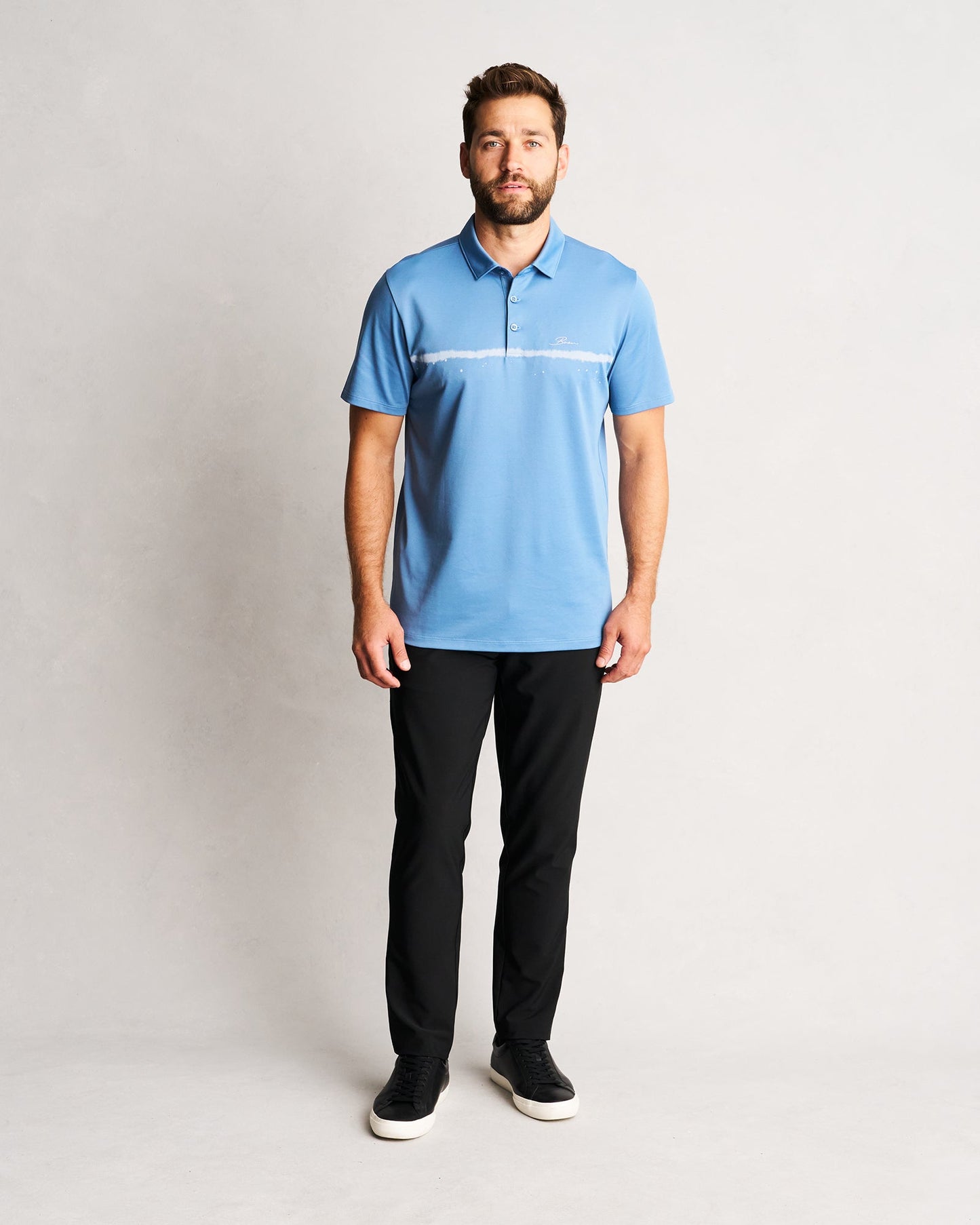 Bleach Stripe Polo