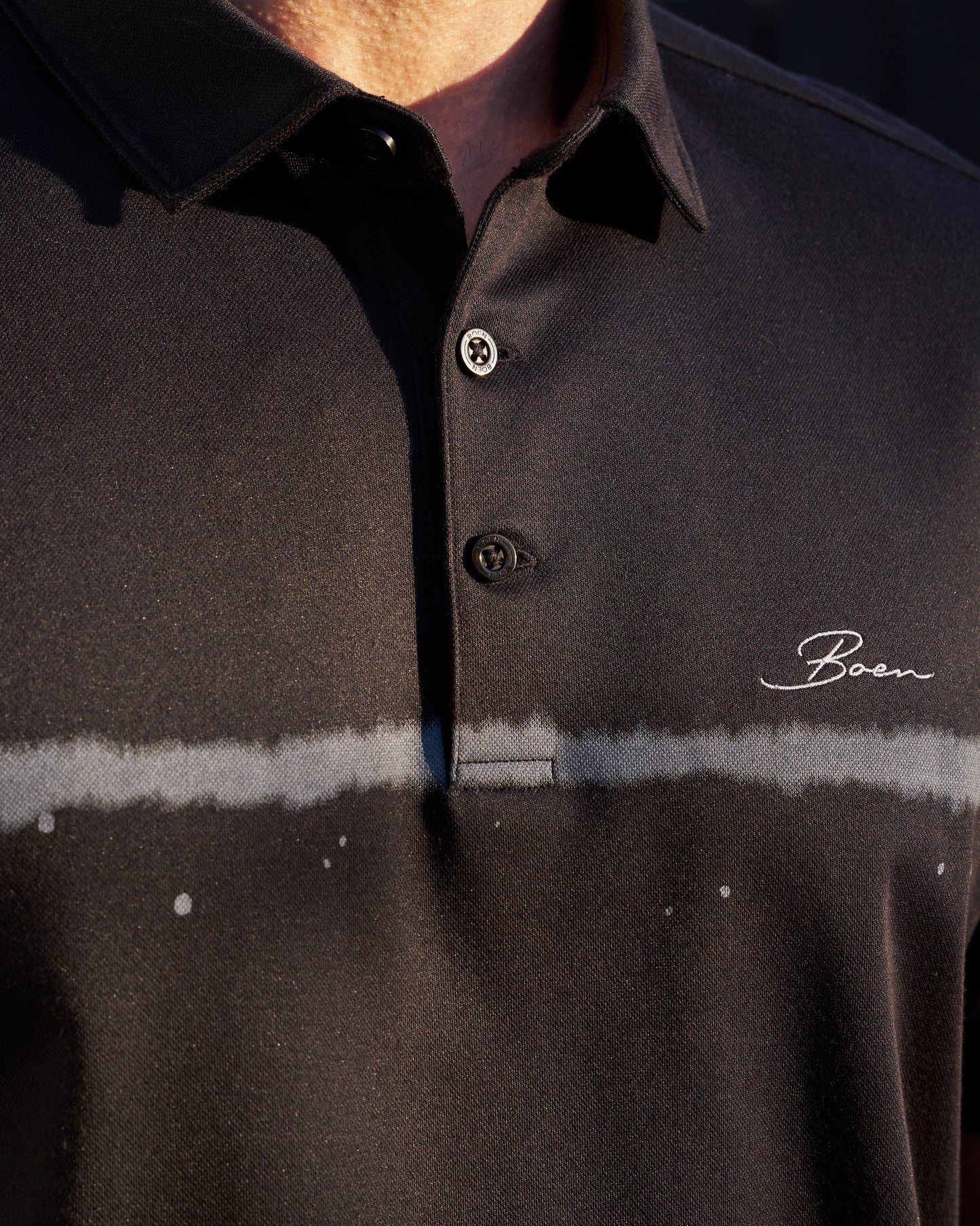 Bleach Stripe Polo