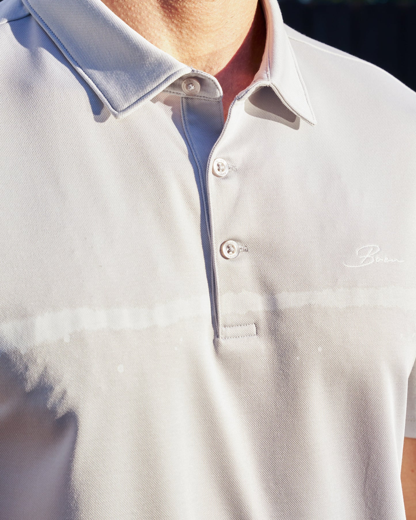 Bleach Stripe Polo