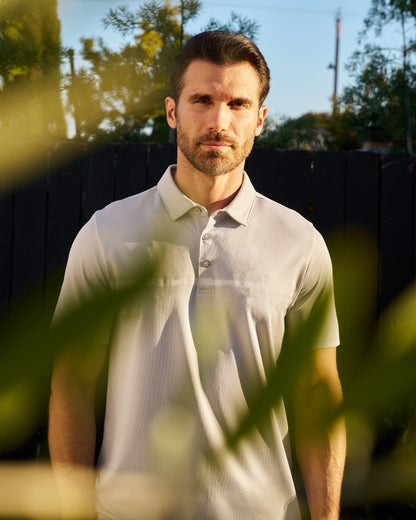 Bleach Stripe Polo