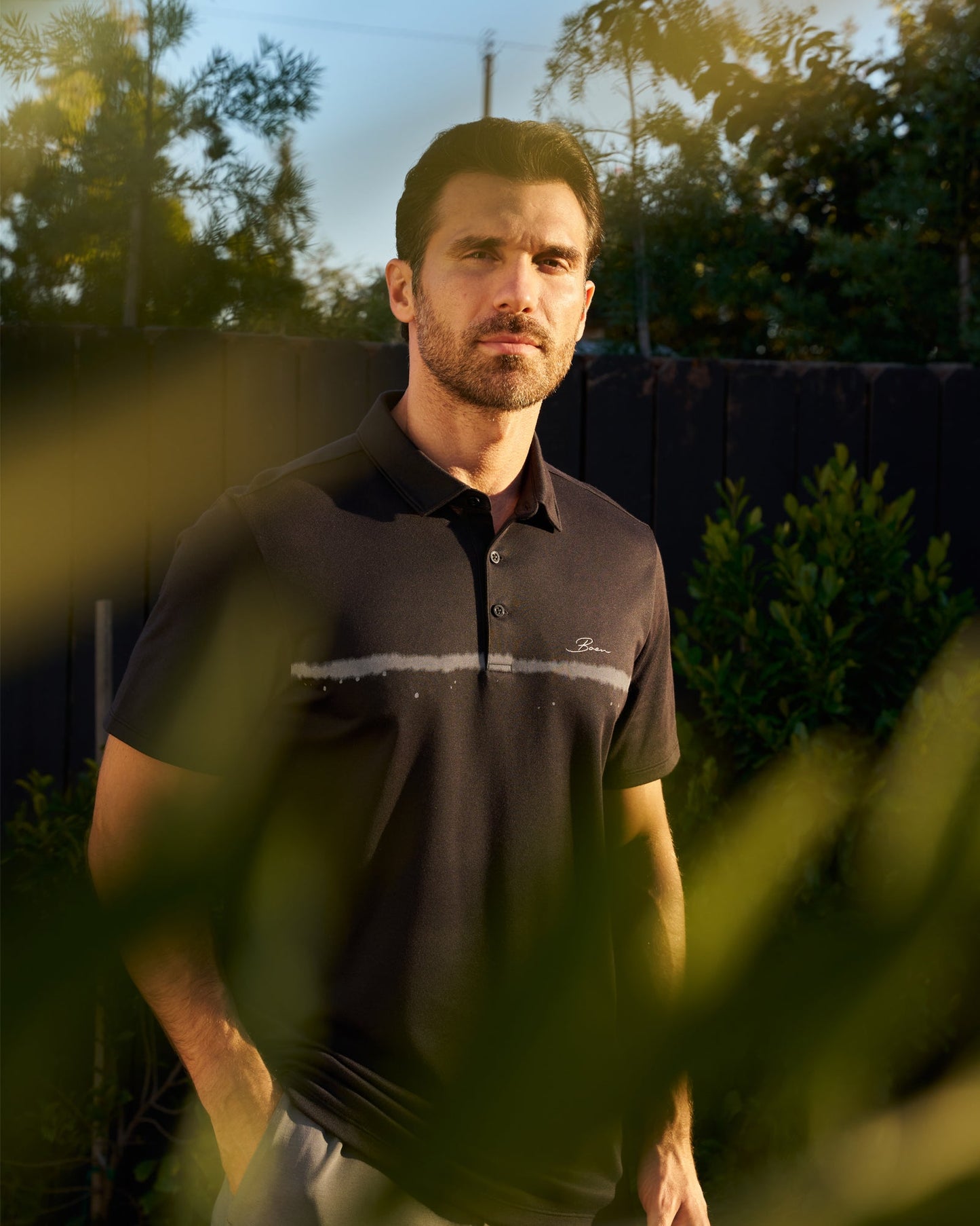 Bleach Stripe Polo